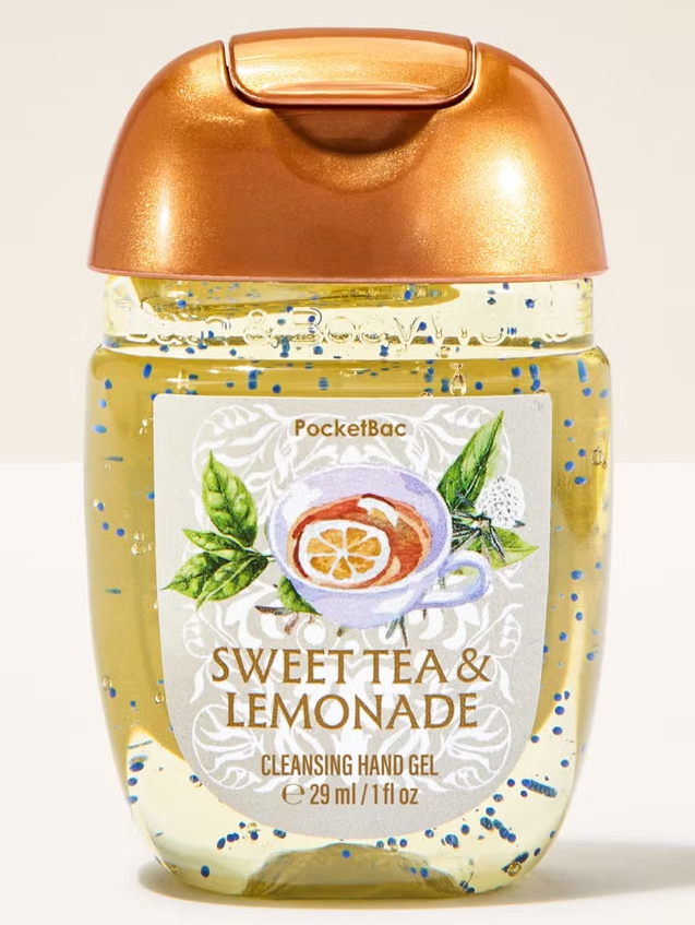 BATH & BODY WORKS Sweet Tea & Lemonade dezinfekcinis rankų gelis, 29 ml