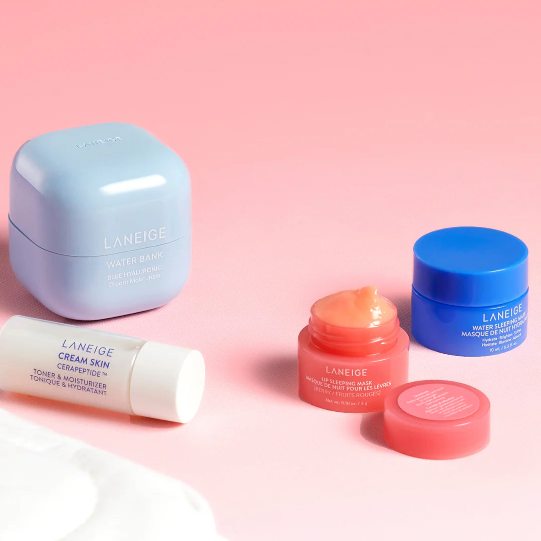 LANEIGE Icons To Go veido priežiūros priemonių rinkinys