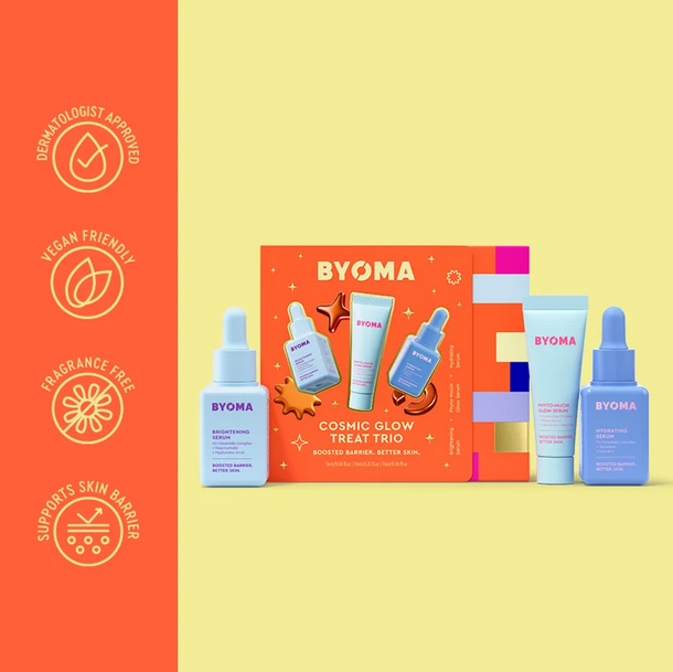 BYOMA Cosmic Glow Treat veido priežiūros priemonių rinkinys