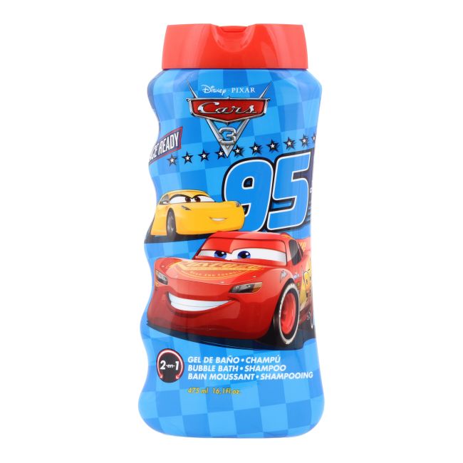 CARS 2IN1 plaukų šampūnas ir vonios putos, 475 ml