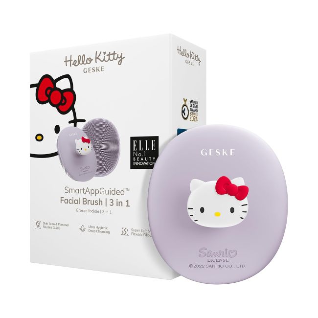 GESKE HELLO KITTY 3 IN 1 veido šepetėlis