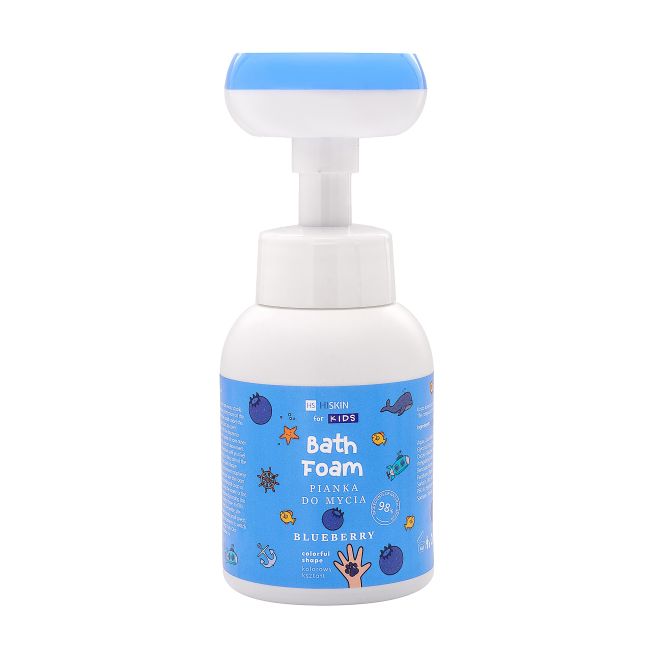 HS HISKIN KIDS BATH FOAM BLUEBERRY forminės prausimosi putos vaikams, 300 ml