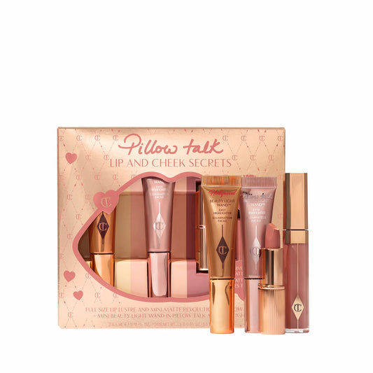 Charlotte Tilbury Pillow Talk makiažo priemonių rinkinys lūpoms ir skruostams