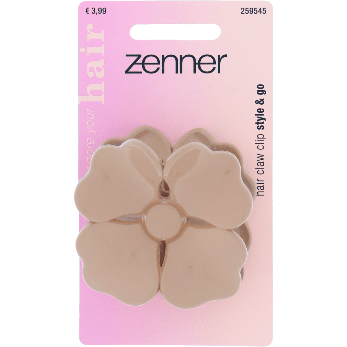 Plaukų sagė Bloem Beige, 1 vnt.