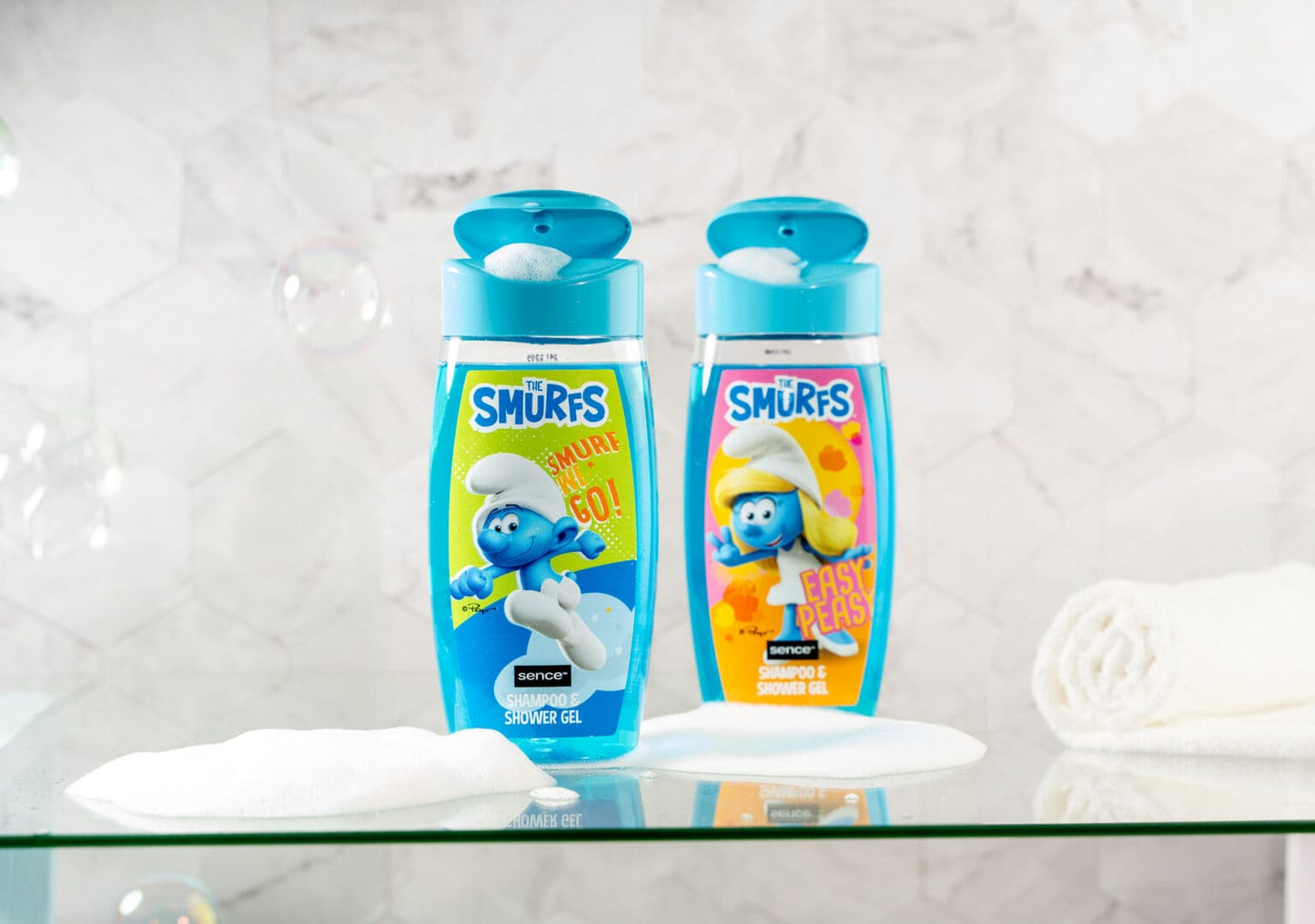 THE SMURFS šampūnas ir dušo želė vaikams
