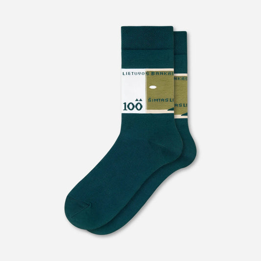 Medvilnės kojinės „100 litų“, 36-40 dyd.