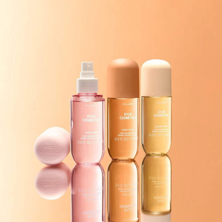 KYLIE COSMETICS plaukų ir kūno dulksna, įv. kvapų, 100 ml