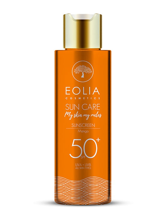 SPF 50 apsauginis veido ir kūno losjonas, mangų aromato, 150 ml