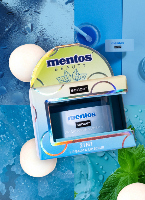 Sence MENTOS 2in1 lūpų šveitiklis ir balzamas 2 x 5 ml