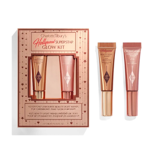 Charlotte Tilbury Hollywood Superstar Glow skaistalų rinkinys, 2 x 5 ml