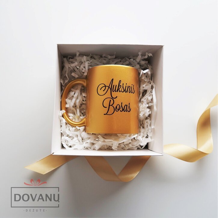 Puodelis bosui "Auksinis bosas", 300 ml