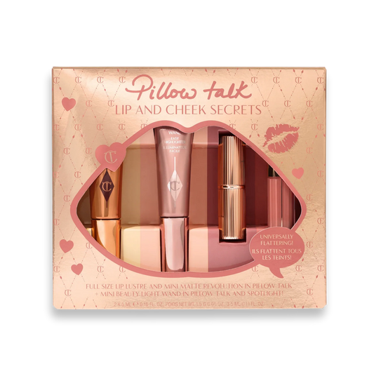 Charlotte Tilbury Pillow Talk makiažo priemonių rinkinys lūpoms ir skruostams