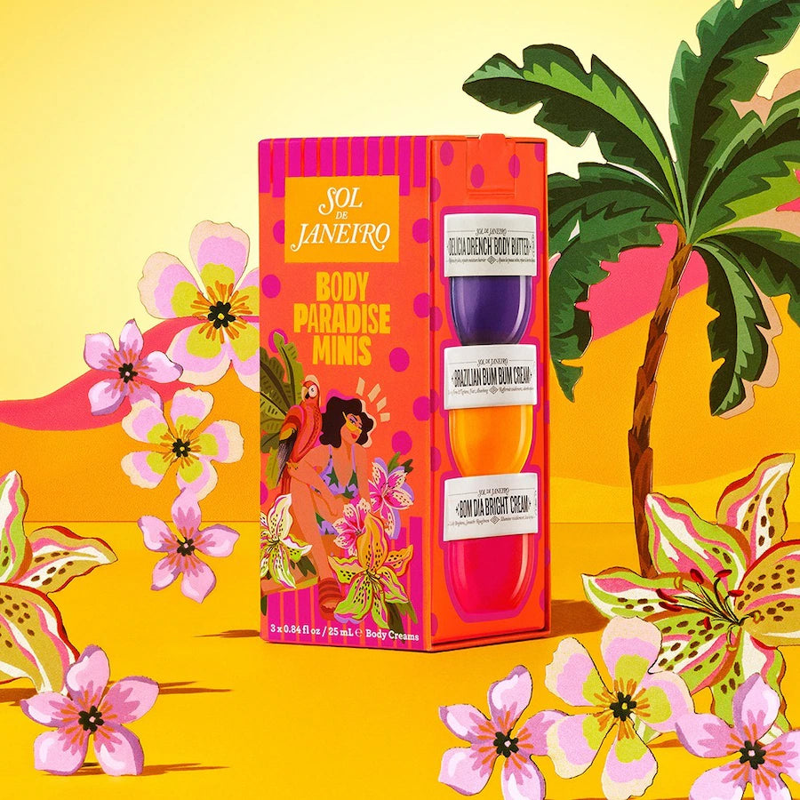 Sol de Janeiro kūno kremų rinkinys Body Paradise Minis 3 x 25 ml
