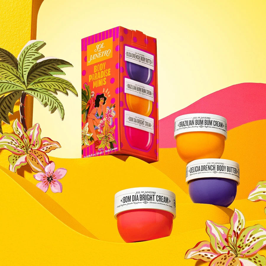 Sol de Janeiro kūno kremų rinkinys Body Paradise Minis 3 x 25 ml