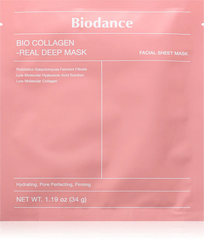 BIODANCE Bio-Collagen hidrogelinė veido kaukė, 34 g.
