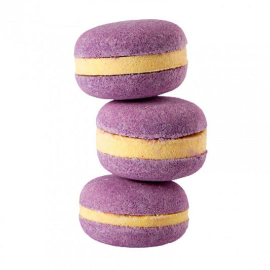 Macaroon sausainio formos vonios burbulas, pasiflorų aromato, 55 g, 1 vnt.