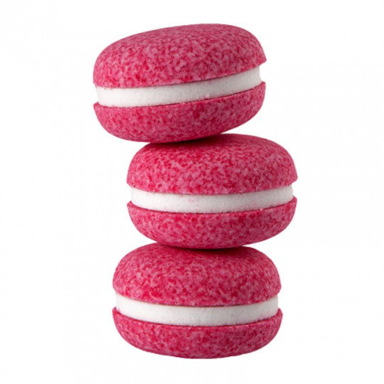 Macaroon sausainio formos vonios burbulas, spanguolių aromato, 55 g, 1 vnt.