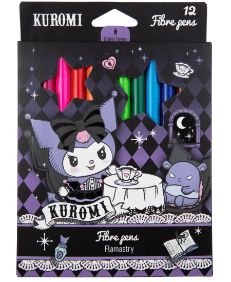 Flomasteriai KUROMI, 12 vnt.