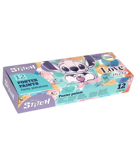 Guašas DISNEY „Stitch Pastel“, 12 x 20 ml