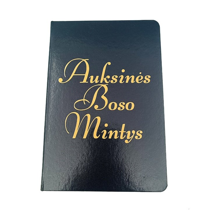 Užrašų knygelė bosui "Auksinės boso mintys", A5 formato