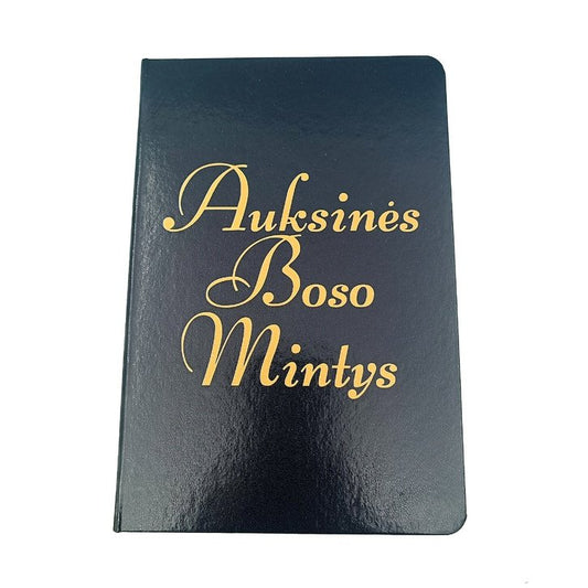 Užrašų knygelė bosui "Auksinės boso mintys", A5 formato