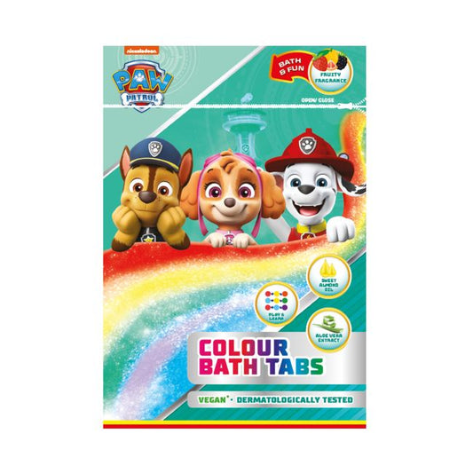 PAW PATROL COLOUR vonios tabletės vaikams, 9 x 16 g