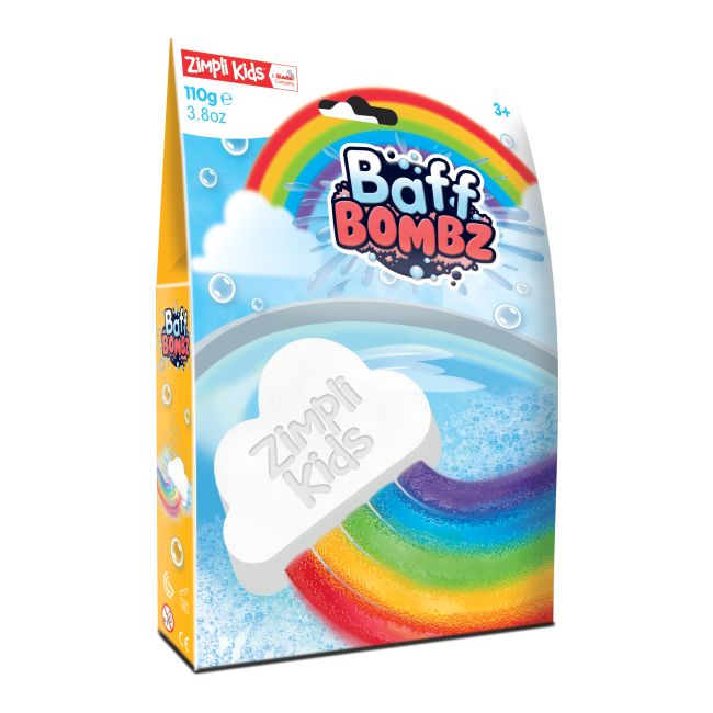 ZIMPLI KIDS spalvinga vonios bomba vaikams, 110 g