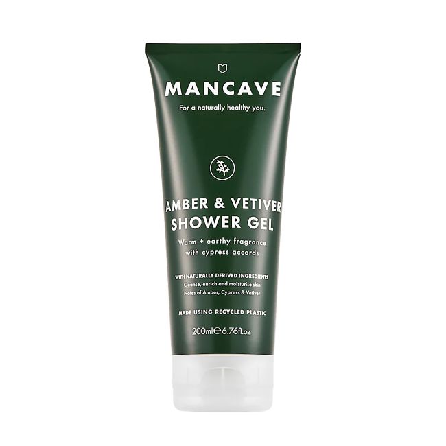 MAN CAVE AMBER & VETIVER dušo želė, 200 ml