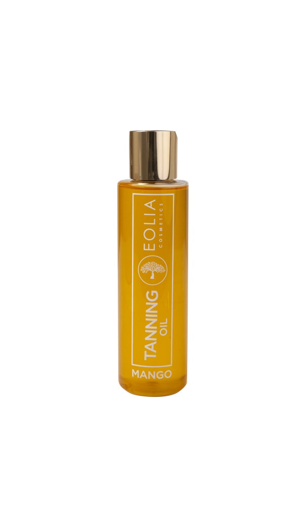 Įdegio aliejus su kokosų sviestu ir morkų aliejumi, mangų aromato, 150 ml