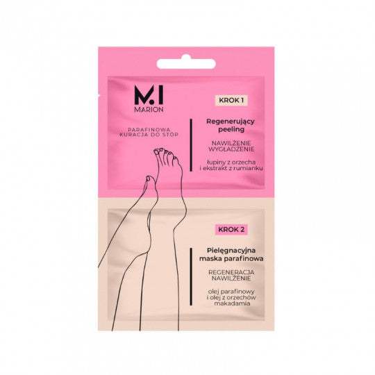 Šveitiklis + parafino kaukė pėdoms Mi Marion Spa, 6,5 + 6 ml