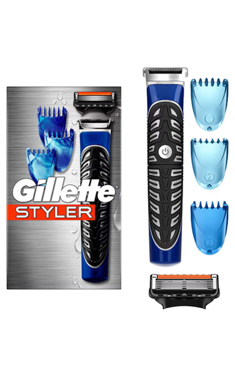 GILLETTE, STYLER, skustuvas su kirptuvu