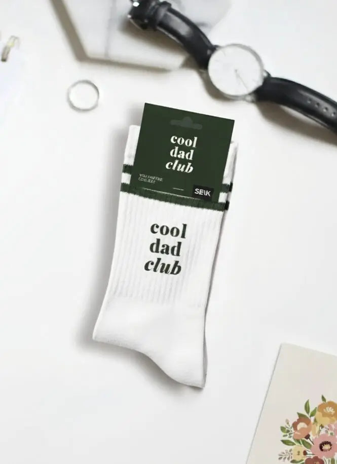Sportinės kojinės tėčiui – Cool dad club (40-46 dydis)