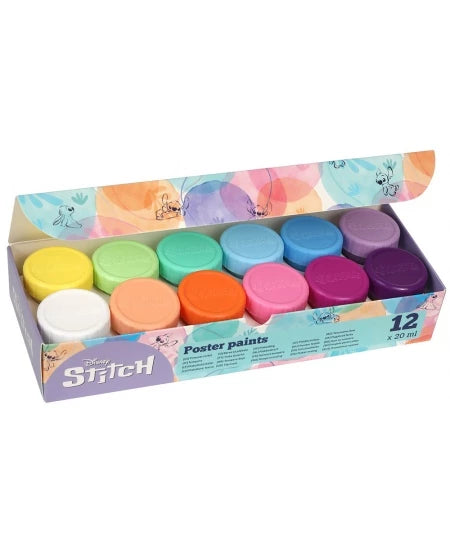 Guašas DISNEY „Stitch Pastel“, 12 x 20 ml