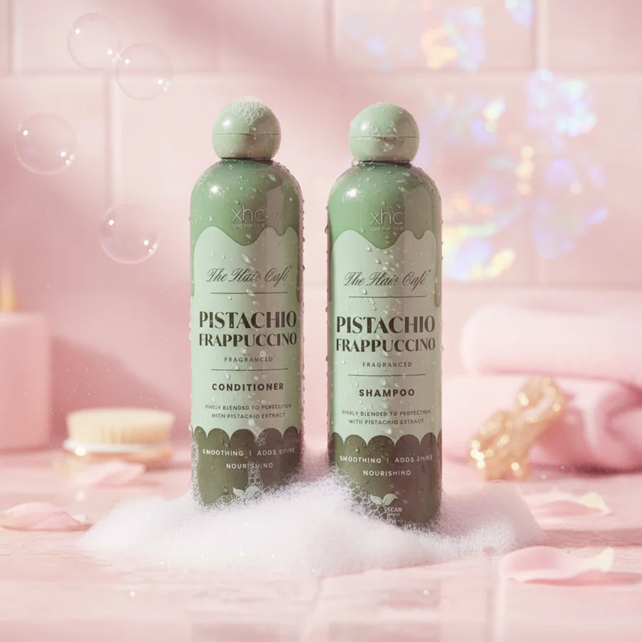 Pistachio Frapuccino plaukų šampūnas ir kondicionierius su pistacijų ekstraktu, 2x400ml.