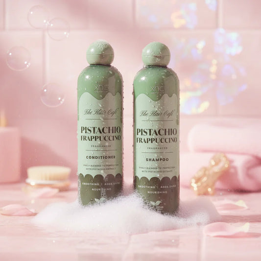 Pistachio Frapuccino plaukų šampūnas ir kondicionierius su pistacijų ekstraktu, 2x400ml.