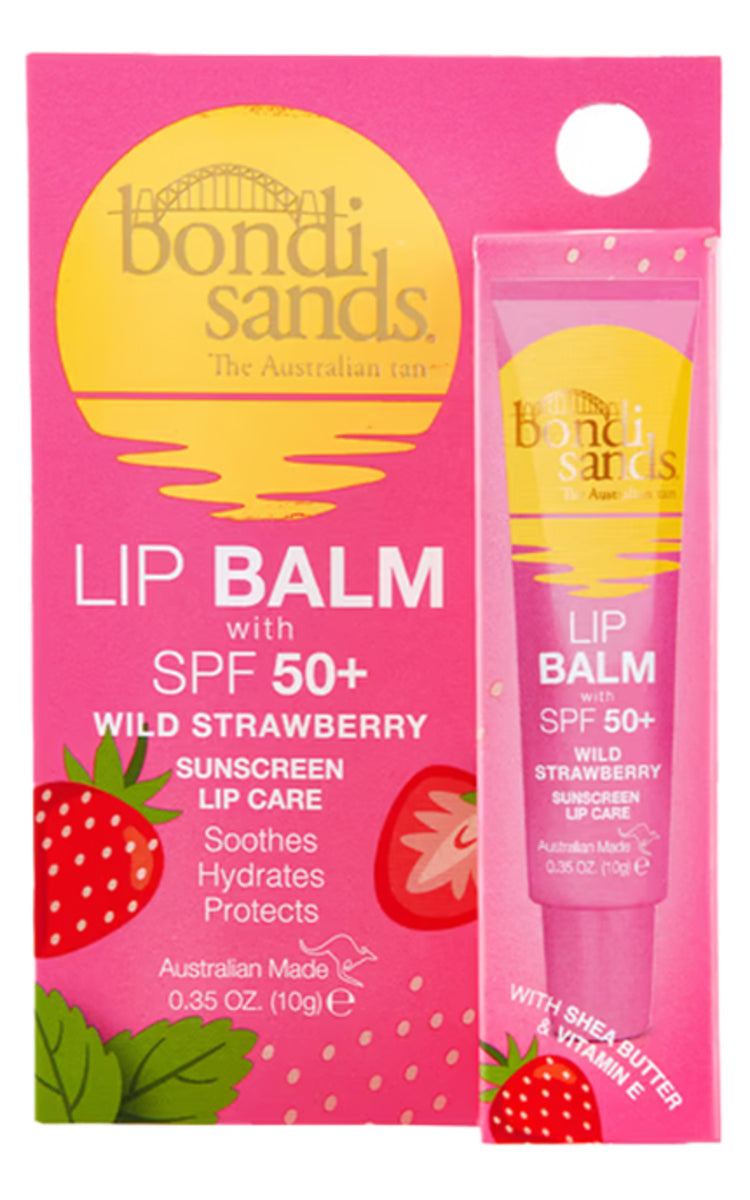 BONDI SANDS, SPF 50+ braškinis lūpų balzamas, 10 g